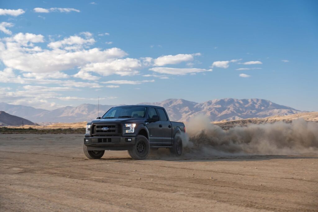 Ford truck in the desert