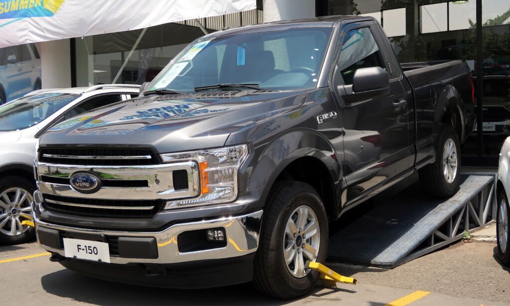 Ford F-150 at the shop