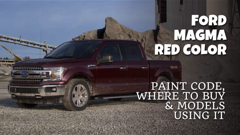 Ford Magma Red Color – Paint Code, Where To Buy, And Models Using It