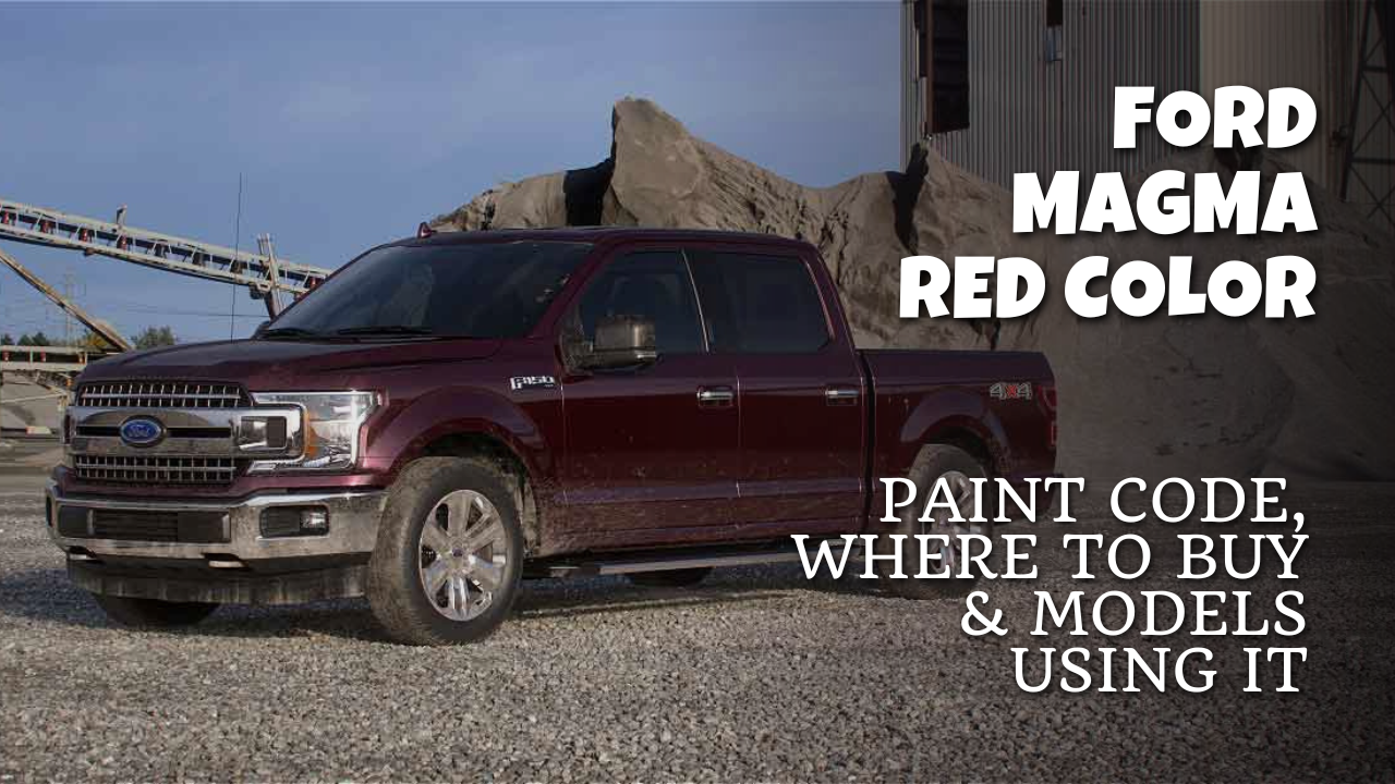 Ford Magma Red Color - Paint Code, Where To Buy, And Models Using It ...