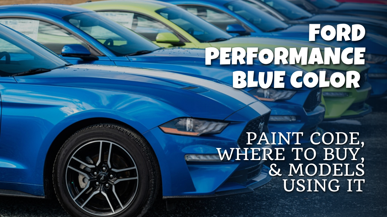 Ford Performance Blue Color