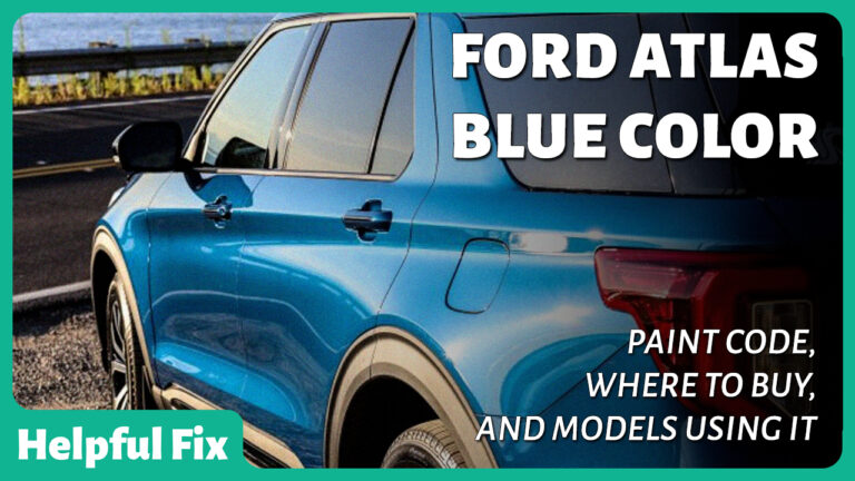 Ford Atlas Blue Color  – Paint Code, Where To Buy, And Models Using It