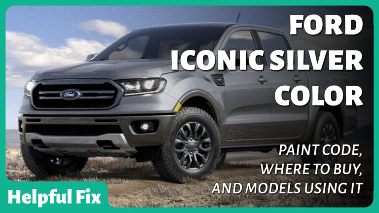 Ford Iconic Silver Color – Paint Code, Where To Buy, And Models Using It