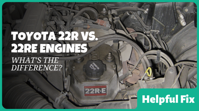 toyota 22r vs 22re engines