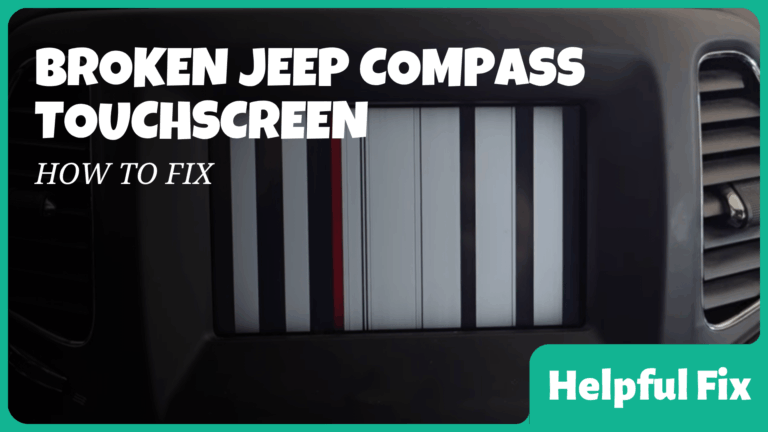 jeep compass touchscreen problem