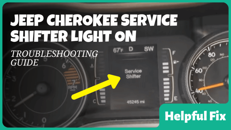 jeep cherokee service shifter light on