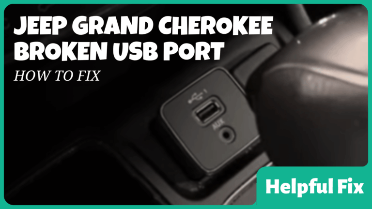 jeep grand cherokee usb port not working