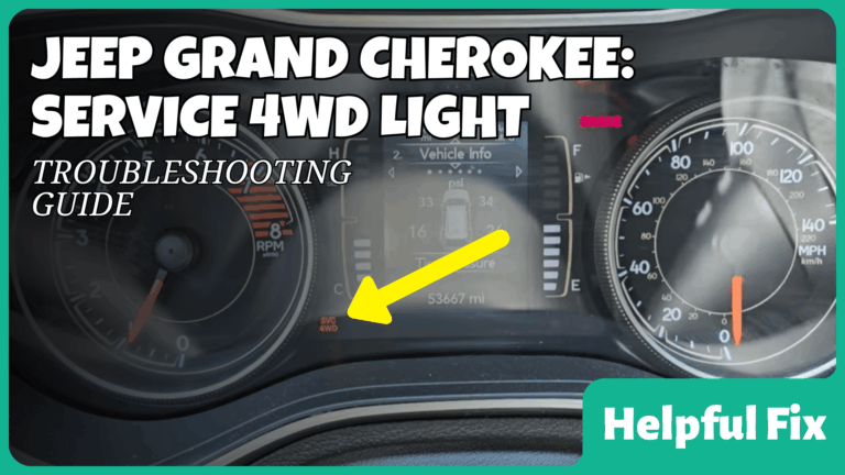 service 4wd jeep grand cherokee