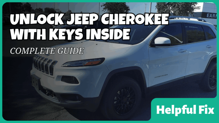 unlock jeep cherokee with keys stuck inside